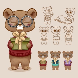 Бренд-персонаж для книжного магазина