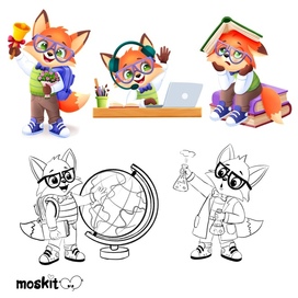 Лисёнок школьник