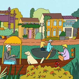 Иллюстрация для статьи про путешествия 