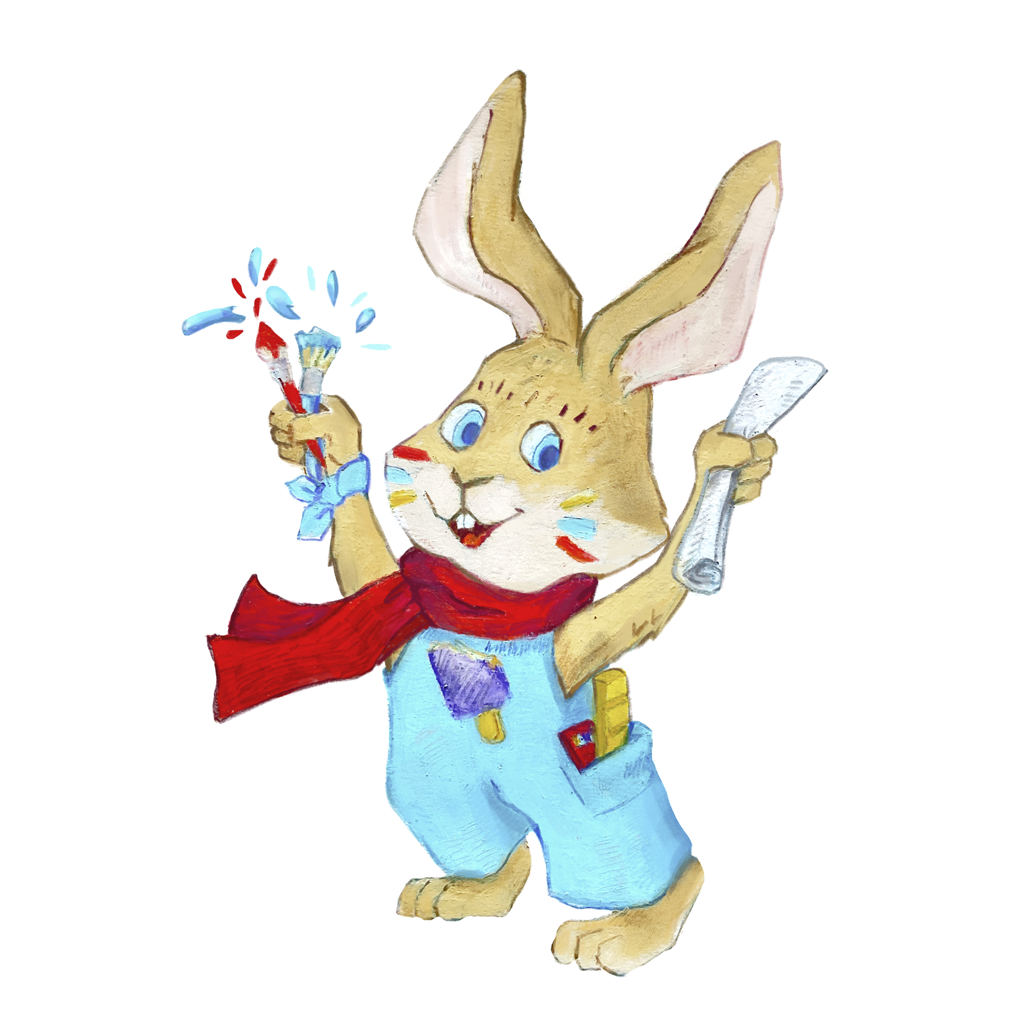 Заяц-художник