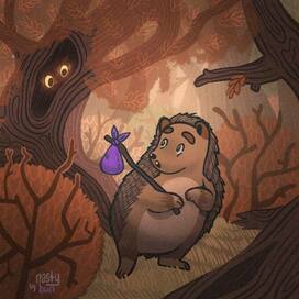 Ёжик в лесу