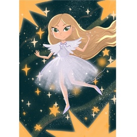 Персонаж девочка-балерина