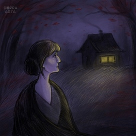 Иллюстрация к стихотворению Анны Ахматовой - Песня последней встречи