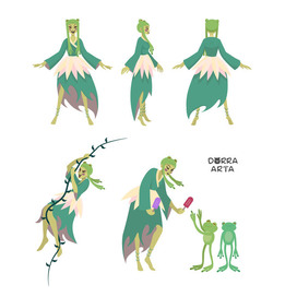 Бренд-персонаж для мороженого Лили 