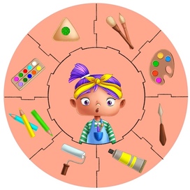 Детские пазлы « Профессии»