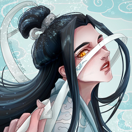 Иллюстрация по новелле  Магистр Дьявольского культа