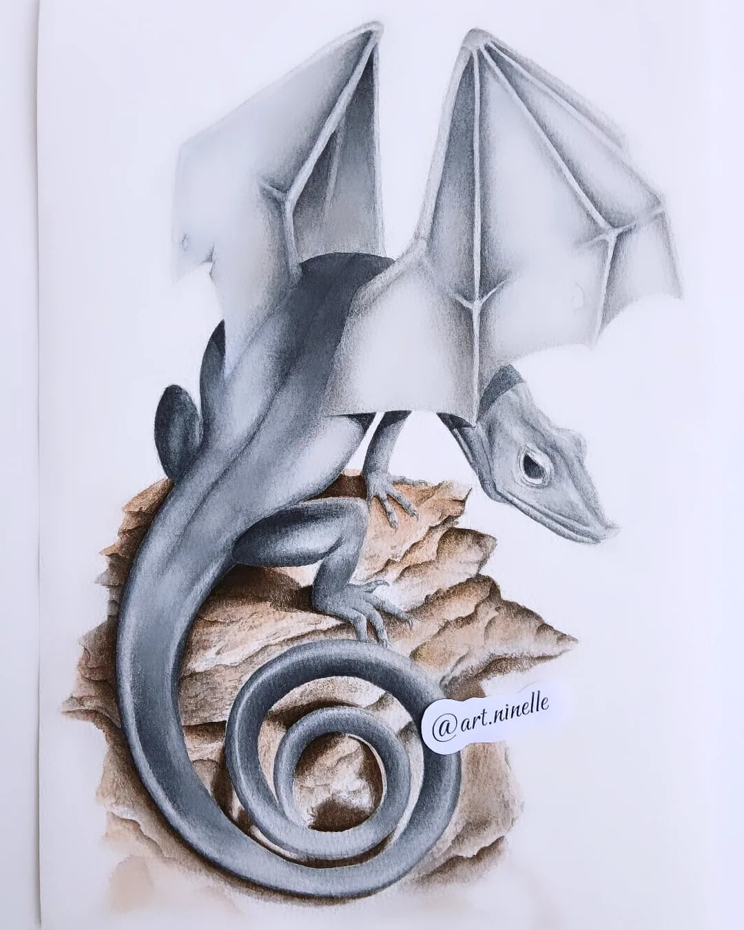 Нерейский лес Фэнтези Сказка Дракон Открытка art.ninelle