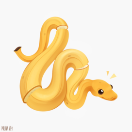 Работа к арт-челленджу "Бананамай"