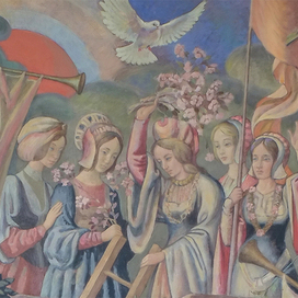 ШТУРМ ЗАМКА ЛЮБВИ (фрагмент картины)