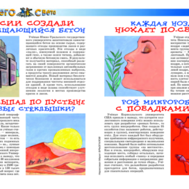 Иллюстрация для рубрики"Со всего света".Журнал"А почему?" Художник Марат Брызгалов.