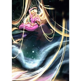 Дизайн персонажа Русалка Фэнтези Книжная иллюстрация