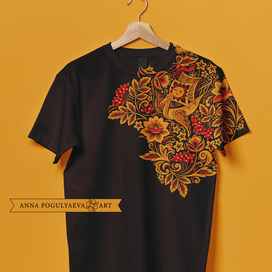 «Летучий корабль» принт для ткани