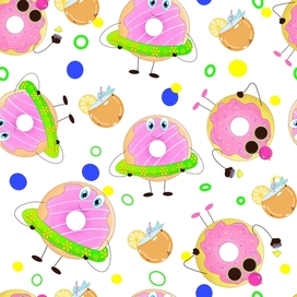 Пончики на отдыхе (паттерн)