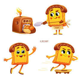 Бренд персонаж "Буханка" 