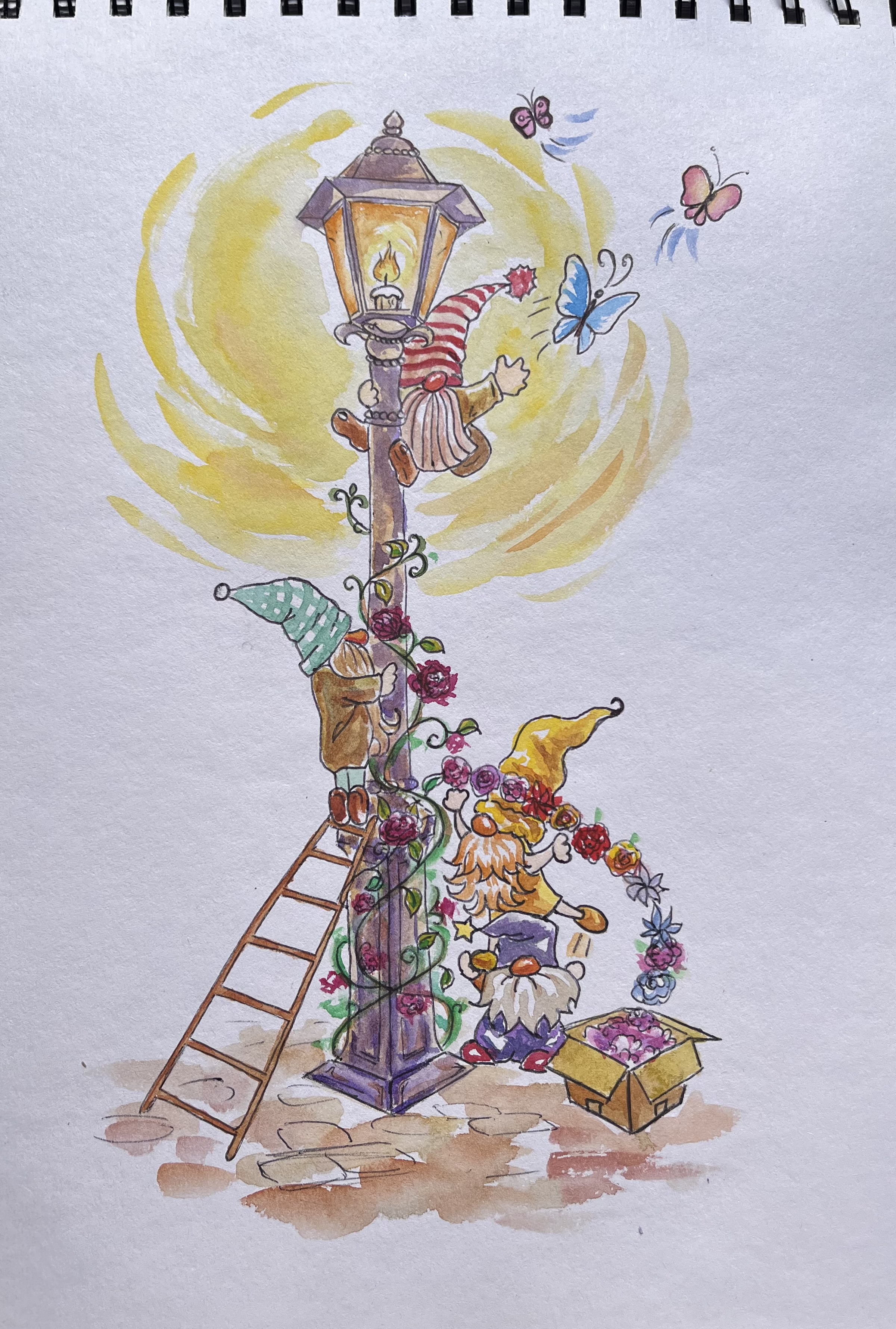 Помощники санты и Весна