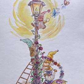 Помощники санты и Весна