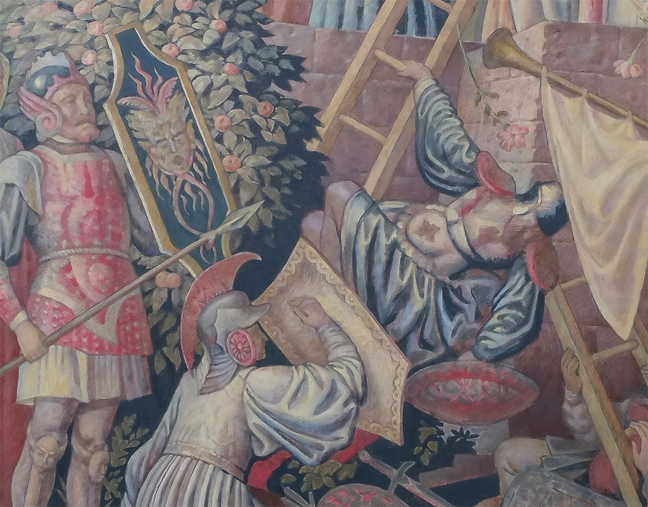 Триптих «Эмблема Сословий»: Штурм замка любви (фрагмент картины)