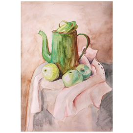 "Графин и яблоки"