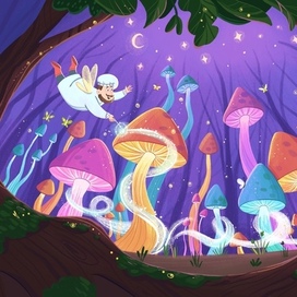 Повар-волшебник. Детская книжная иллюстрация 