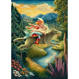 Иван Царевич на сером волке