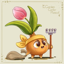 Тюлипа - бренд-персонаж для садового центра