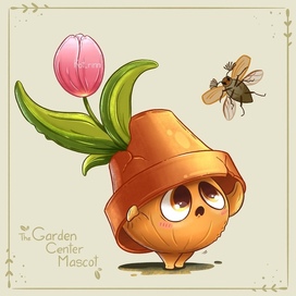 Тюлипа - бренд-персонаж для садового центра