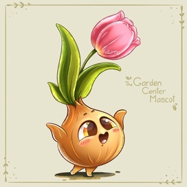 Тюлипа - бренд-персонаж для садового центра