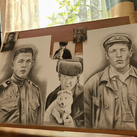 Портреты по старым фото