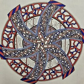 Мандала цветная