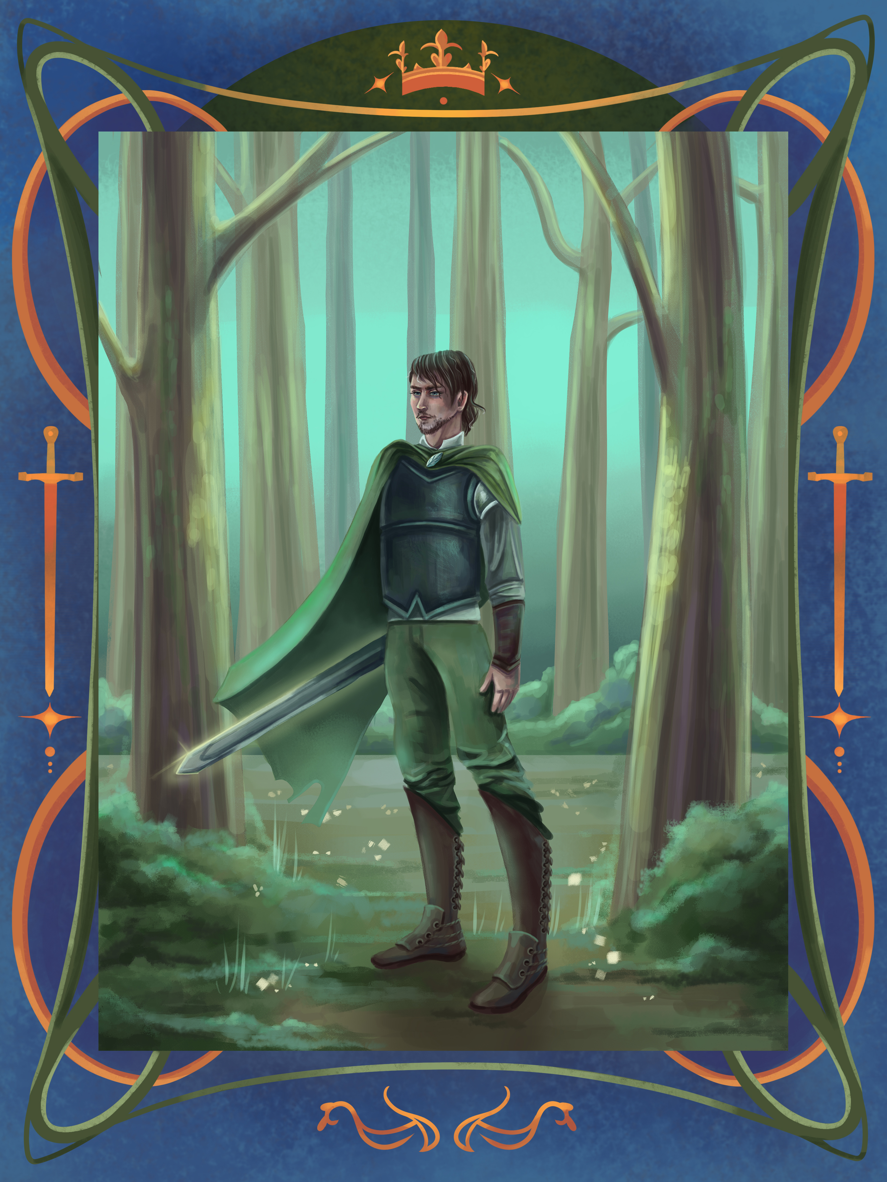 Арагорн, иллюстрация к Властелину Колец