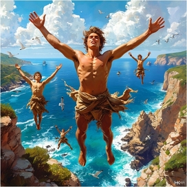 ИКАР. ГАГАРИН. ПАМЯТИ ПЕРВОГО КОСМОНАВТА.