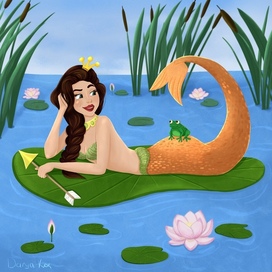 Царевна лягушка стала русалкой