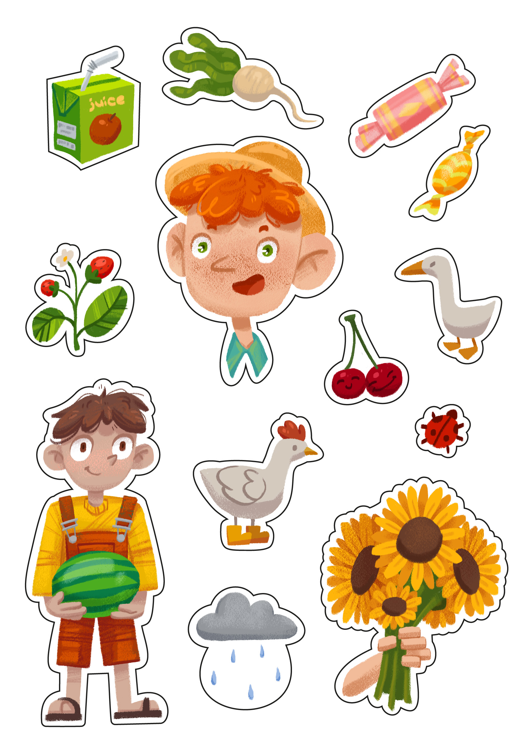 Стикерпак "Летнее настроение"