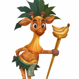 персонаж для упаковки детских снеков