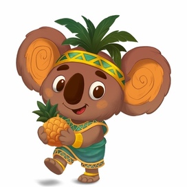 Персонаж для упаковки детских снеков