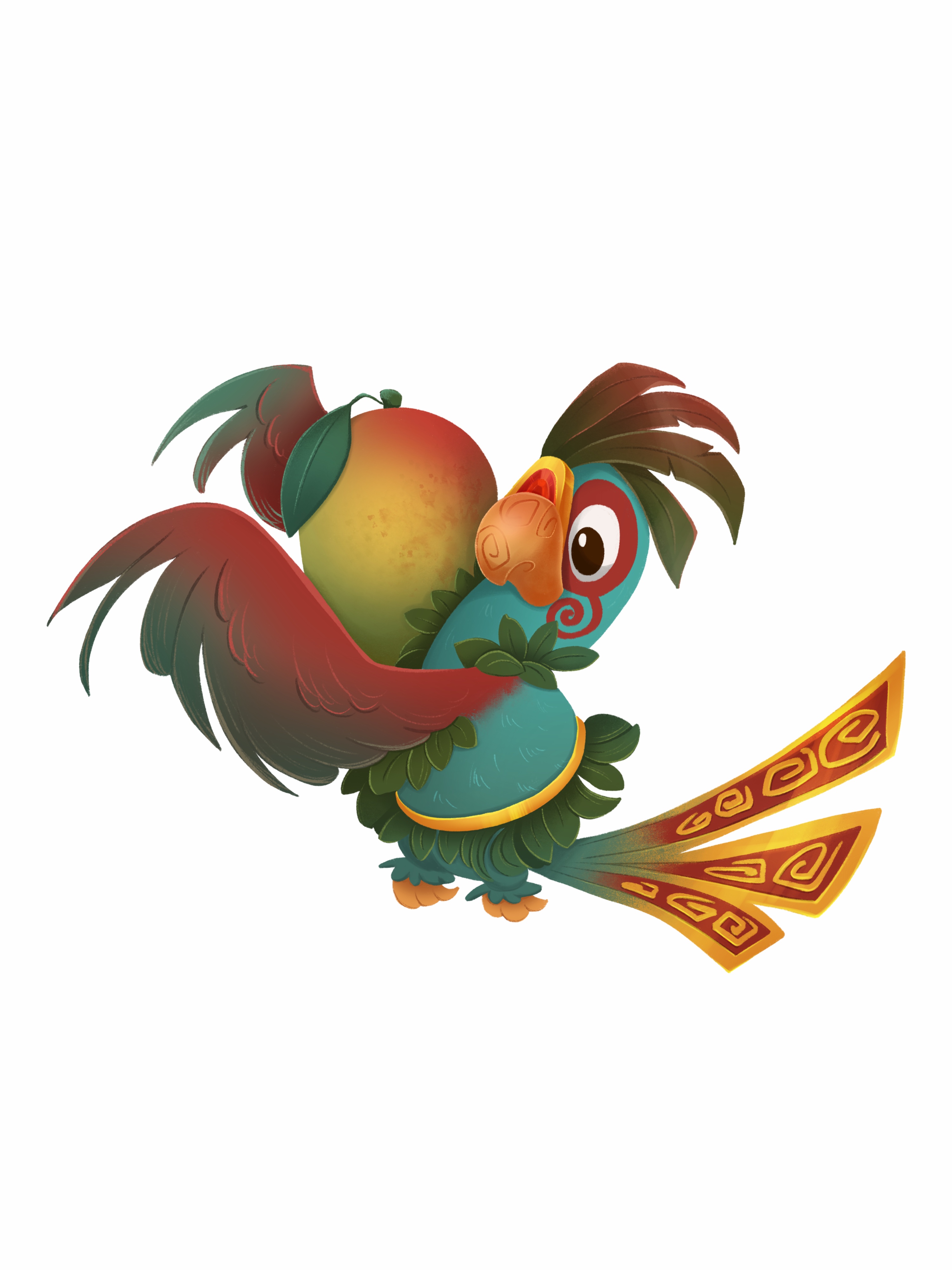 персонаж для упаковки детских снеков