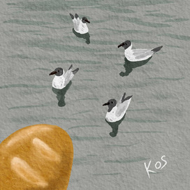 Батон для чаек