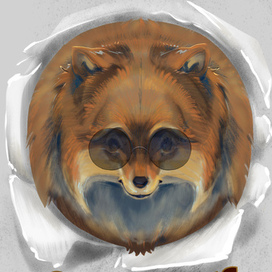 плакат для выставки пушистых собак