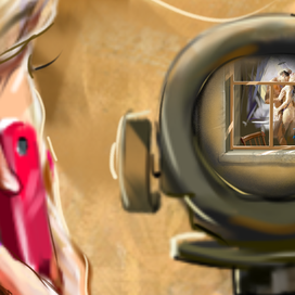 Замочная скважина.