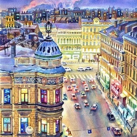 Зимние сумерки. Питер