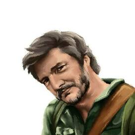 портрет Джоэля из сериала Одни из нас 