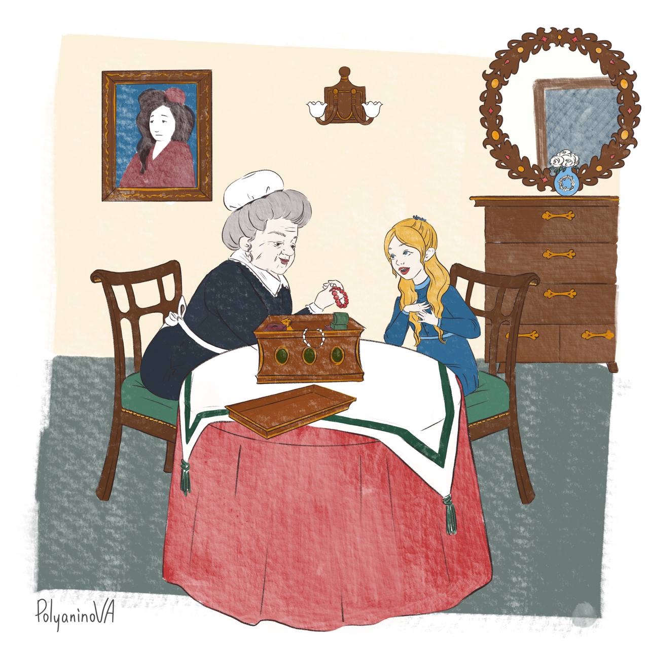 Иллюстрация детская книжная по роману «Маленькие женщины»