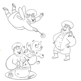Повар-волшебник. Персонаж для детской книги