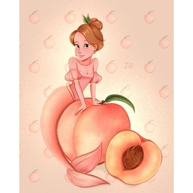 Персиковая русалочка