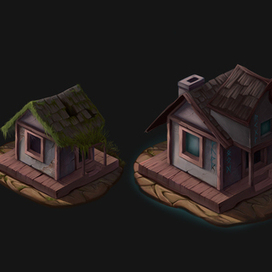 Домик ведьмы. Этапы