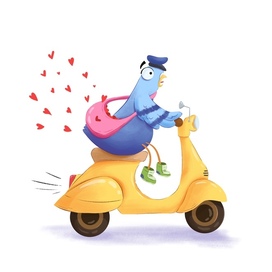 Голубь почтальон любви