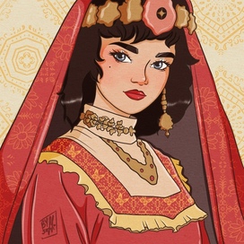 Цикл иллюстраций / Царицы