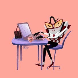 Бренд-персонаж Сумочка Бэгги. В офисе