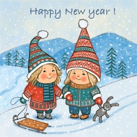 Новогодняя иллюстрация