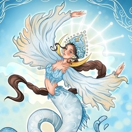 Царевна-Лебедь (иллюстрация Mermay)